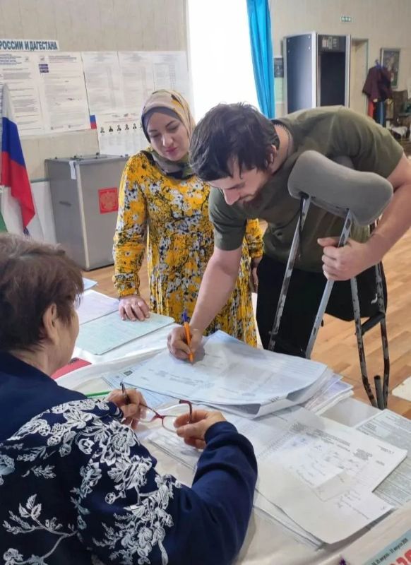 Третий, заключительный день голосования активно проходит в Кизлярском районе