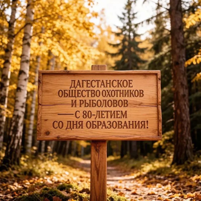 Министерство природных ресурсов и экологии Дагестана сердечно поздравляет Дагестанское общество охотников и рыболовов («Дагохотрыболовобщество») со знаменательной датой — 80-летием со дня образования!
