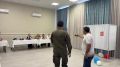 Ветеран СВО Азамат Мамаев проголосовал на участке №0945