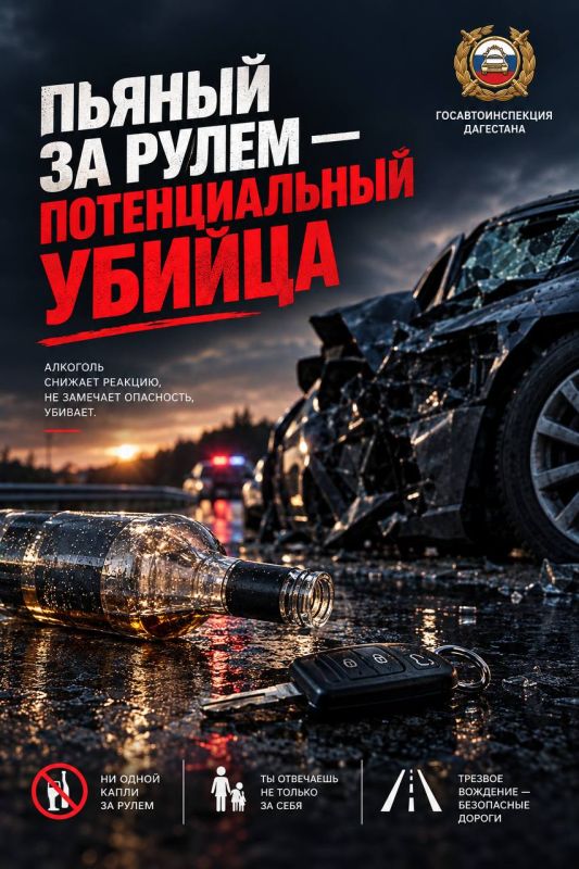 Пьяный за рулем - потенциальный убийца