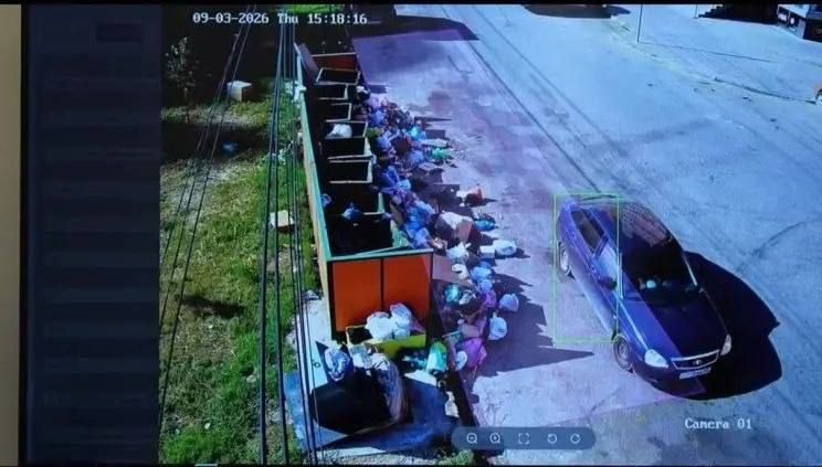 В Каспийске искусственный интеллект начал следить за мусорными площадками