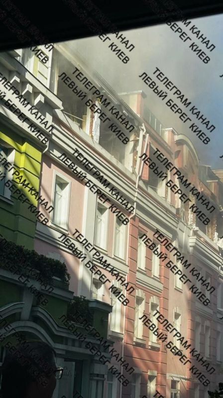 Фото пораженного объекта ударом Герани в Киеве публикуют местные паблики Фото пораженного объекта ударом Герани в Киеве публикуют местные паблики
