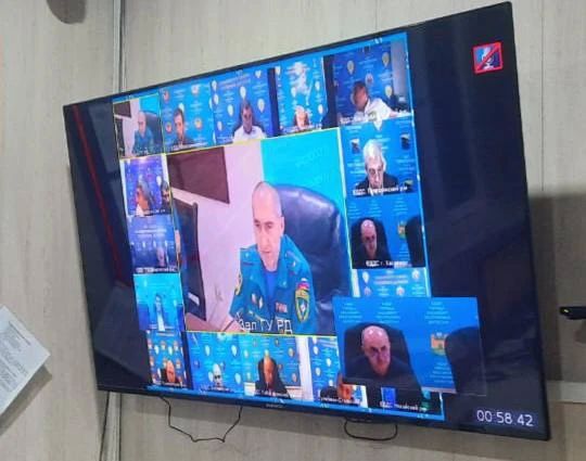 Администрация Хасавюрта приняла участие в заседании республиканской комиссии по ЧС