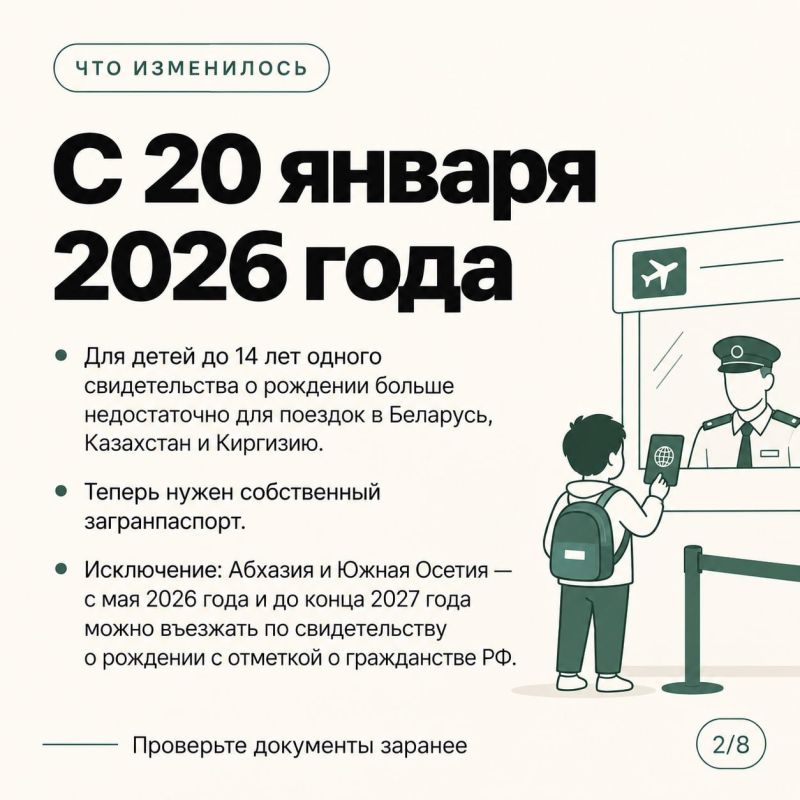 Ребенок едет за границу: какие документы нужны в 2026 году Ребенок едет за границу: какие документы нужны в 2026 году