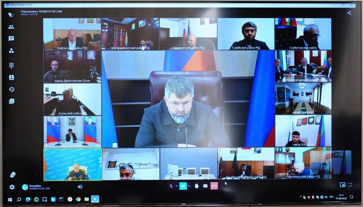 Каспийск принял участие в совещании по ликвидации последствий паводков Каспийск принял участие в совещании по ликвидации последствий паводков