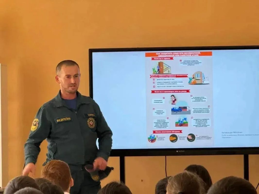 В образовательных организациях Дагестана проходят уроки культуры безопасности В образовательных организациях Дагестана проходят уроки культуры безопасности