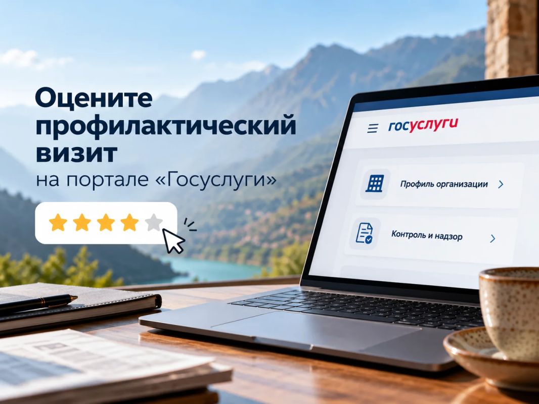 Оцените профилактический визит Минтуризма Дагестана на портале «Госуслуги»