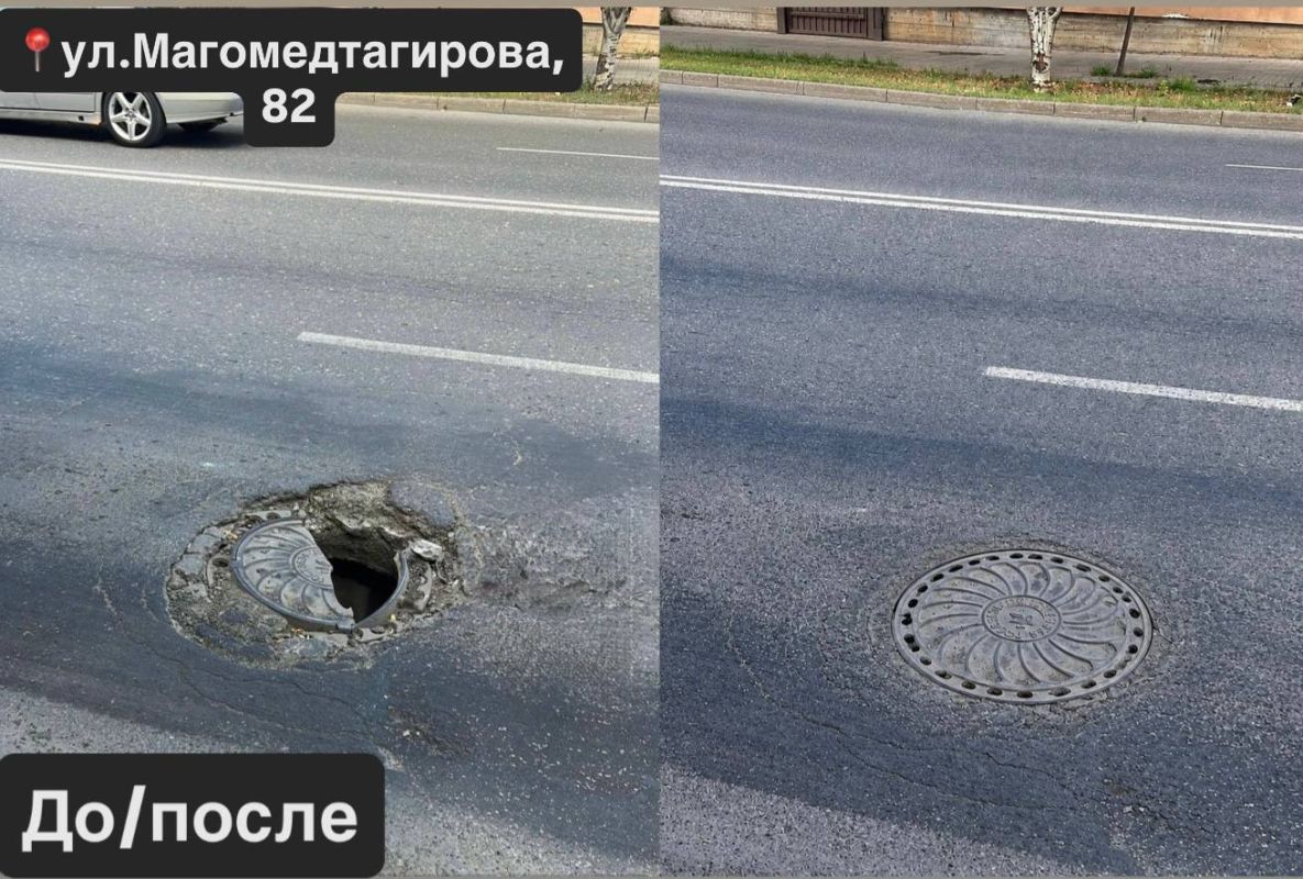В Махачкале устраняют нарушения в содержании люков