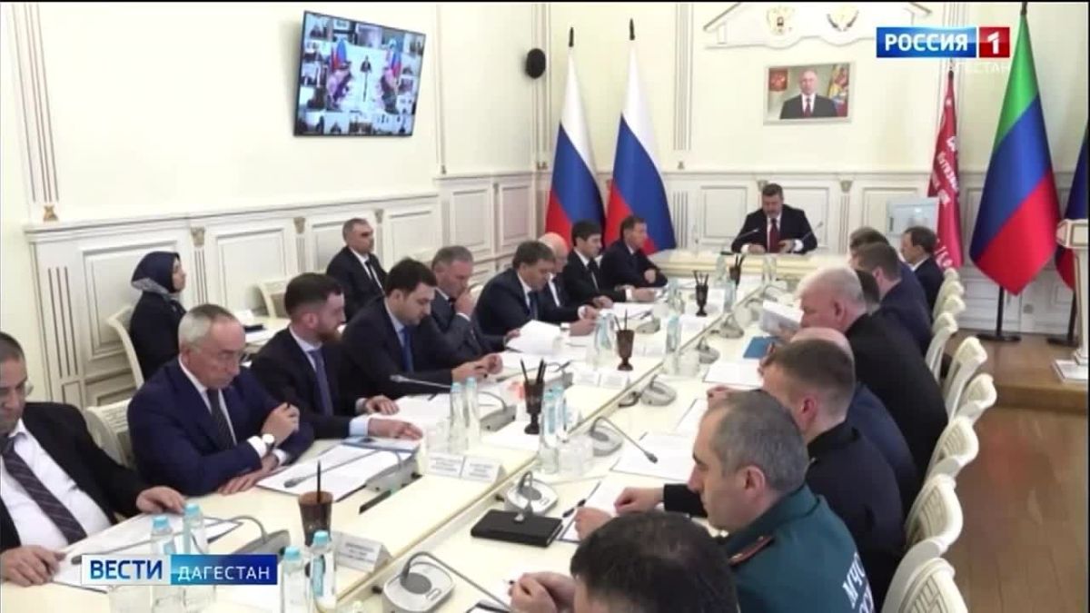 Глава Дагестана Фёдор Щукин провёл заседание Совета Безопасности Республики